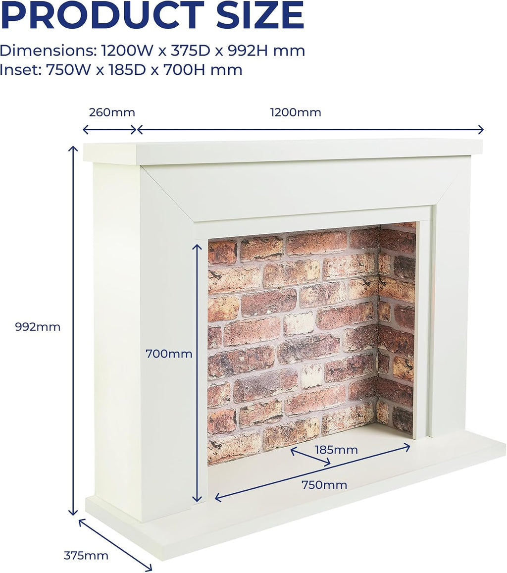 Endeavour Fires Farlington Electric Fire and Surround, Log Burner Stove