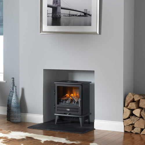 Dimplex Willowbrook Optimyst Water Vapour Electric Stove, 2kW - Black